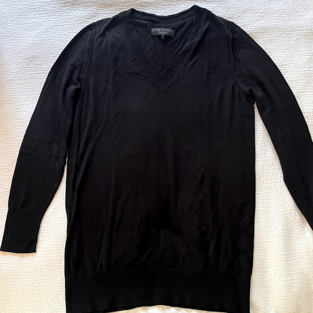 Rag and Bone light weight V-Neck tunic sweater size small